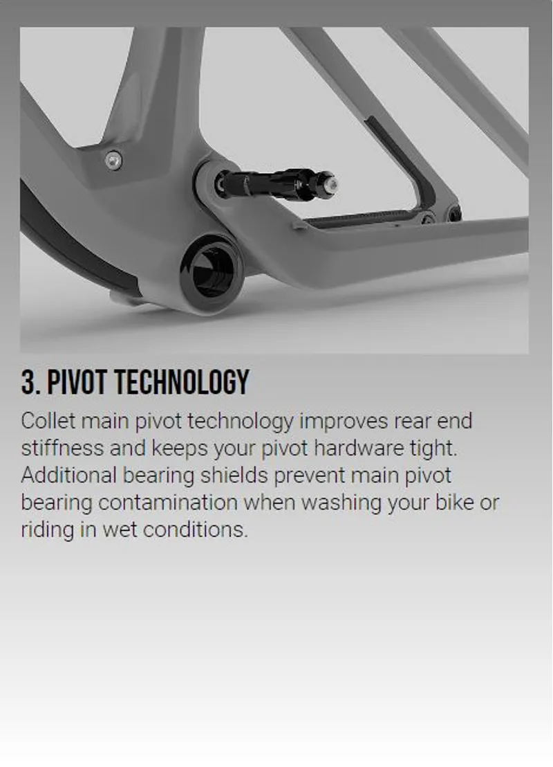 Transition Sentinel Alloy MTB Frame Set Platinum Silver-3